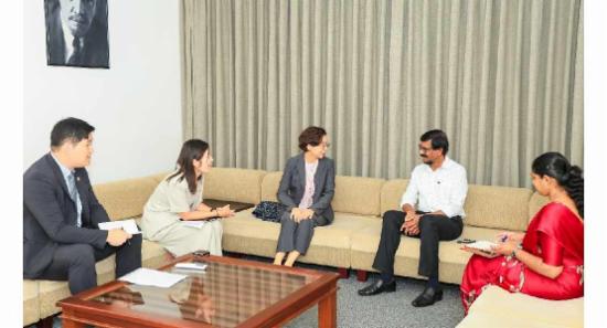ජවිප ප‍්‍රධාන ලේකම් ද. කොරියා තානාපතිනිය හමුවෙයි